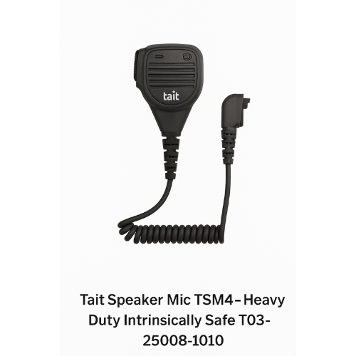 Collection of Tait Speaker Mic TSM4 Heavy Duty Intrinsically Safe T03-25008-1010 in a gallery layout